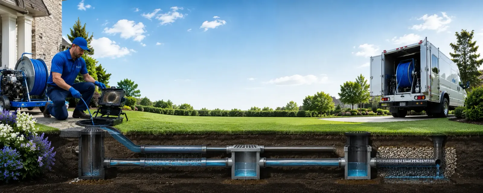 Outdoor drain cleaning information for Mineral Point, MO